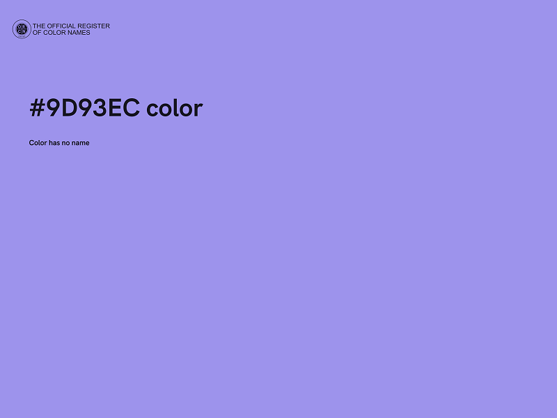 #9D93EC color image