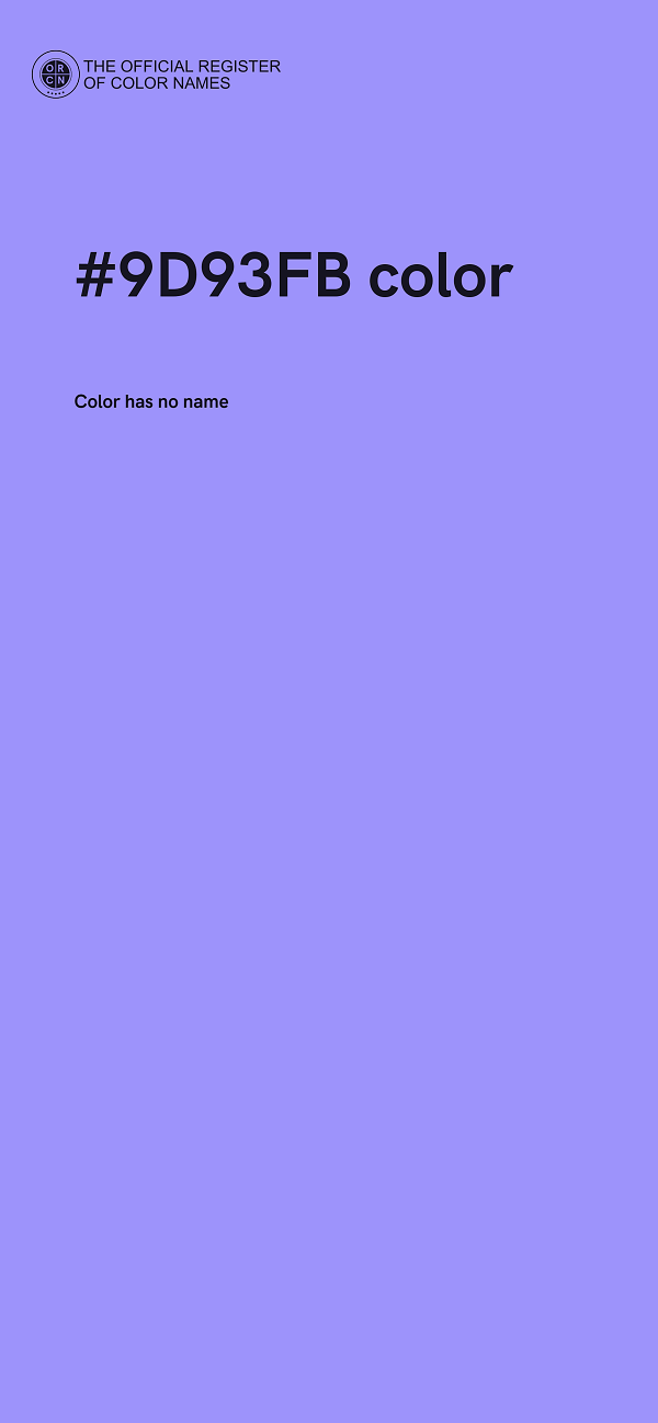 #9D93FB color image