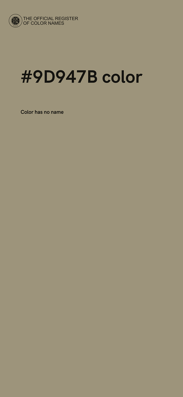 #9D947B color image