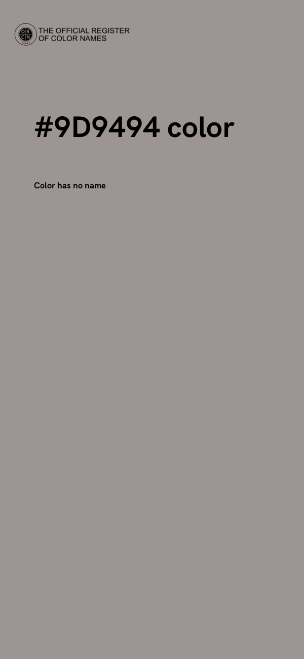#9D9494 color image
