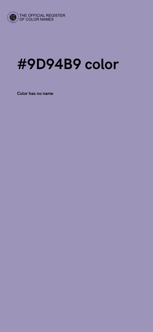 #9D94B9 color image