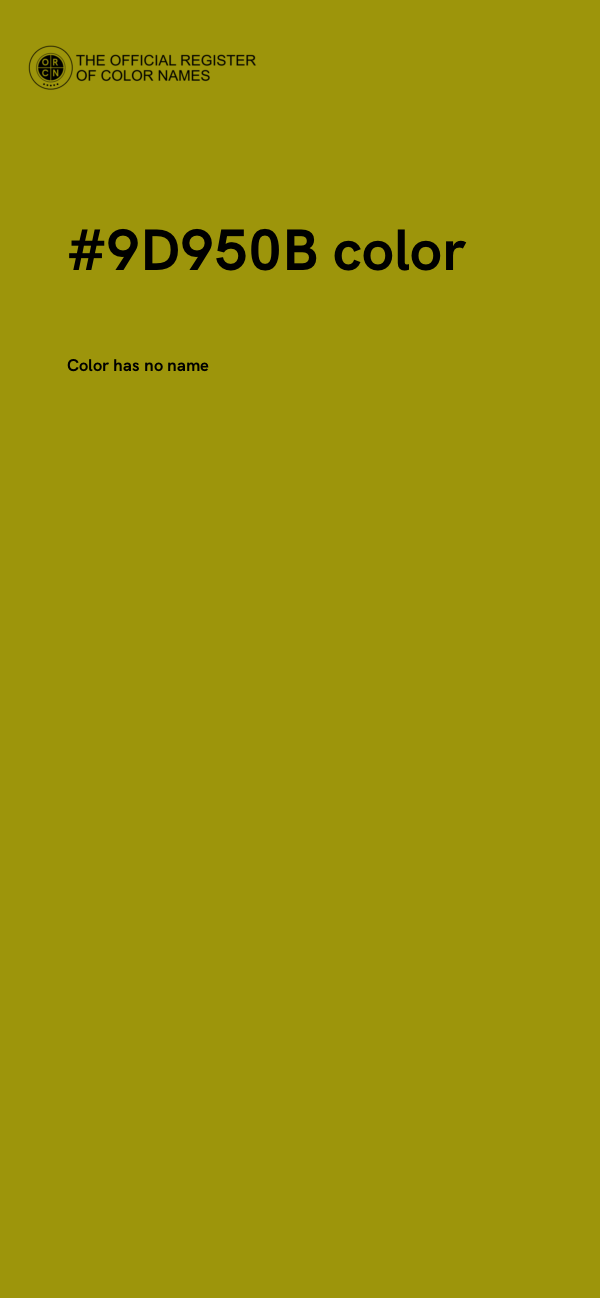 #9D950B color image