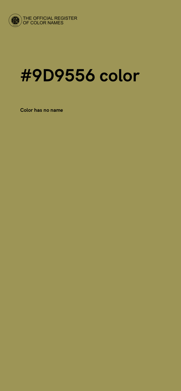 #9D9556 color image