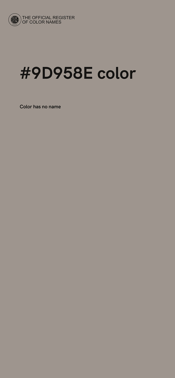 #9D958E color image