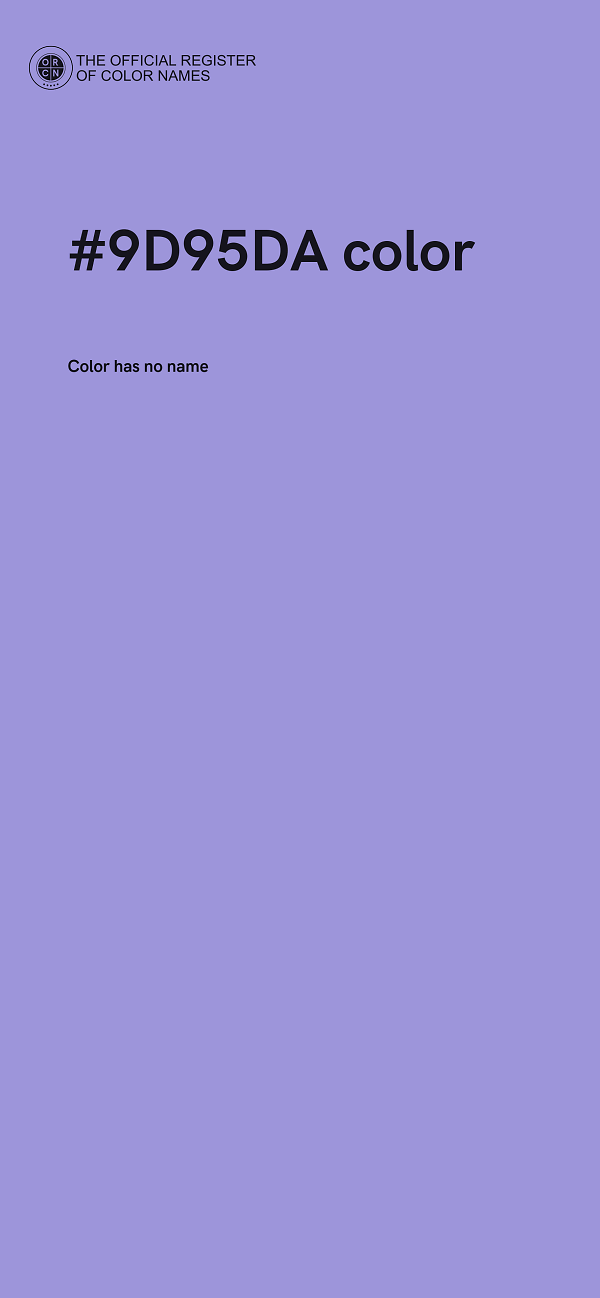 #9D95DA color image