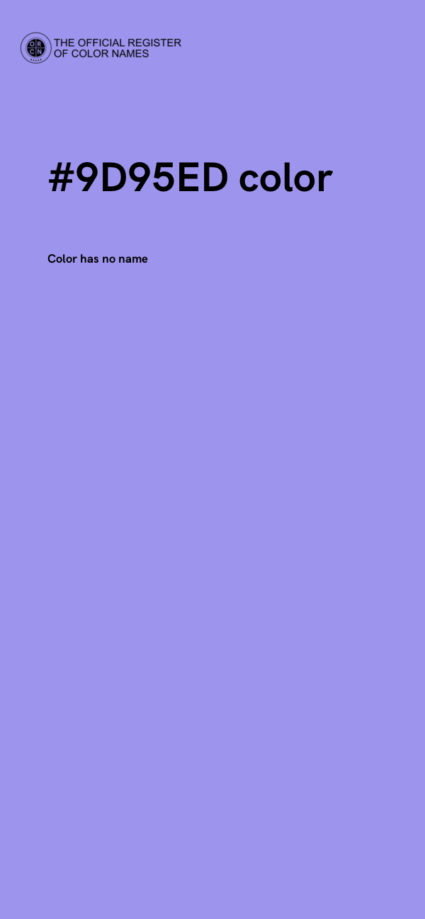 #9D95ED color image