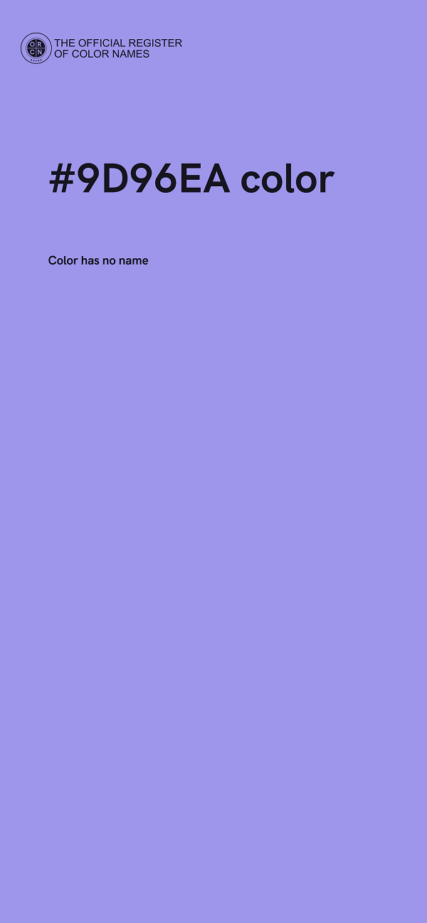 #9D96EA color image