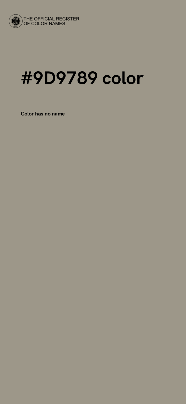 #9D9789 color image