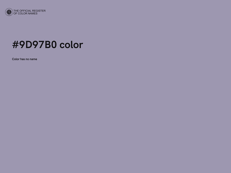 #9D97B0 color image