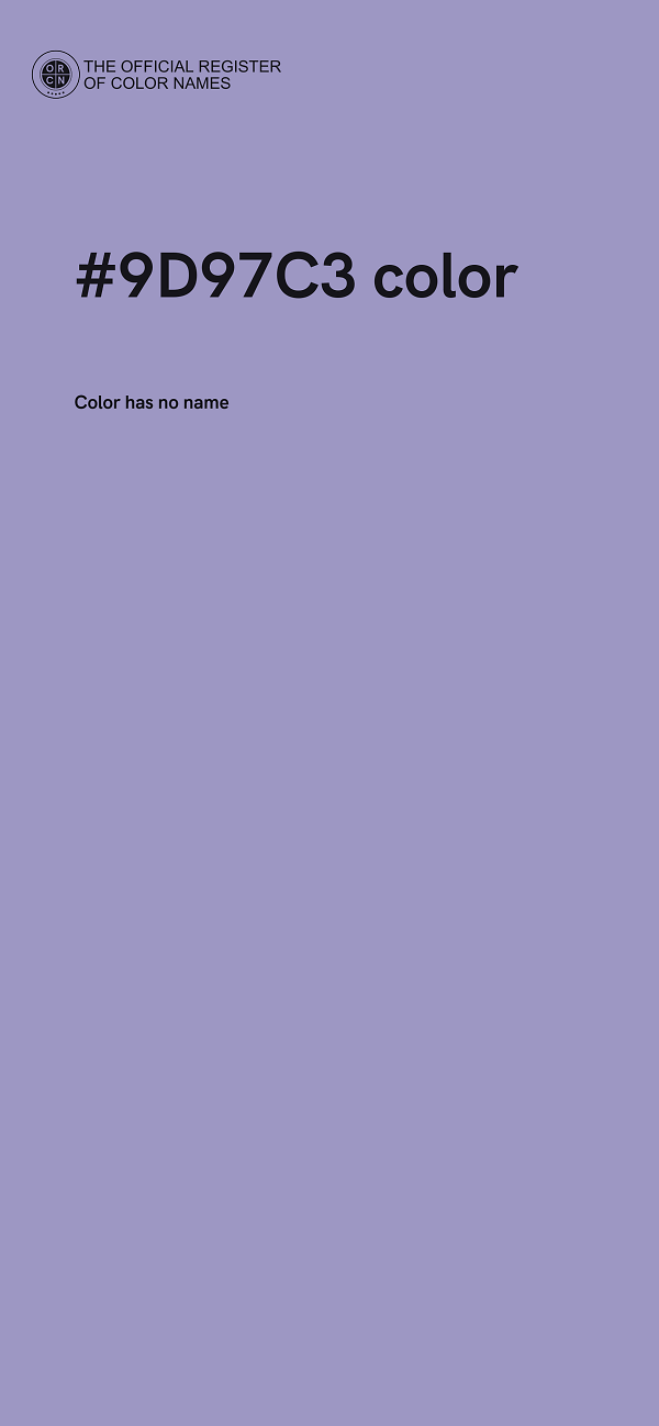 #9D97C3 color image
