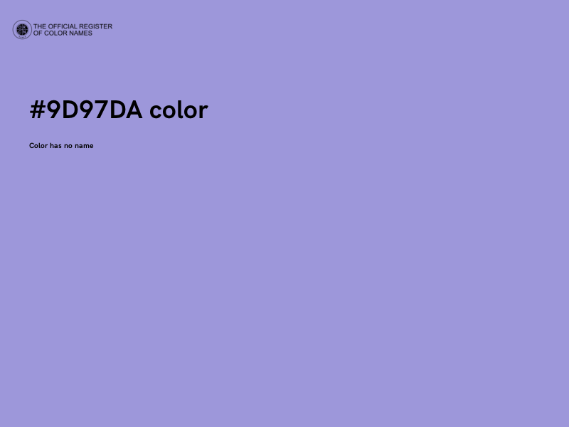 #9D97DA color image