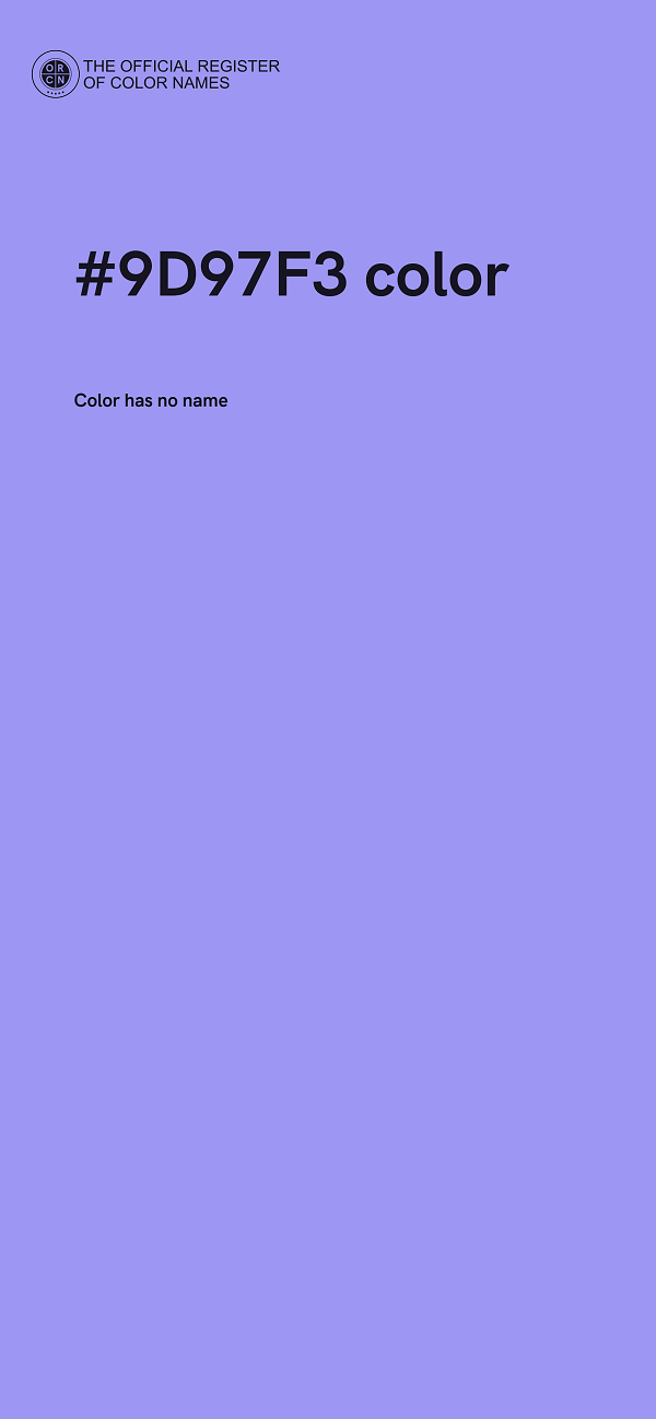 #9D97F3 color image