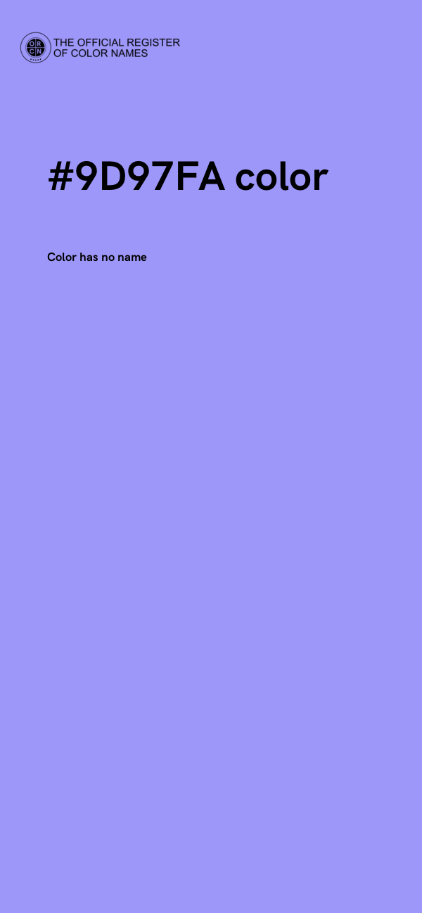 #9D97FA color image