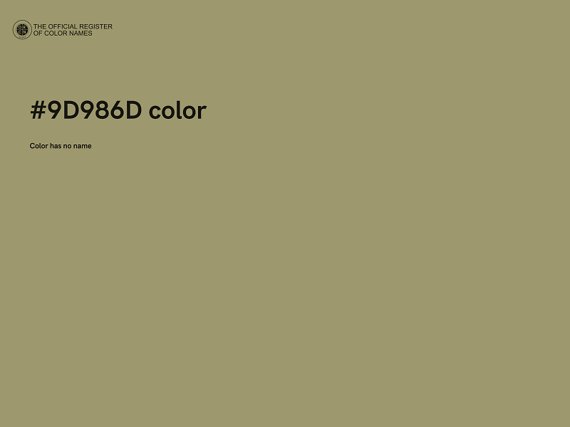 #9D986D color image