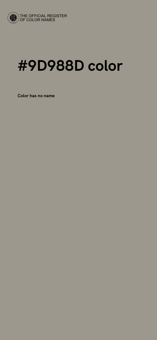 #9D988D color image