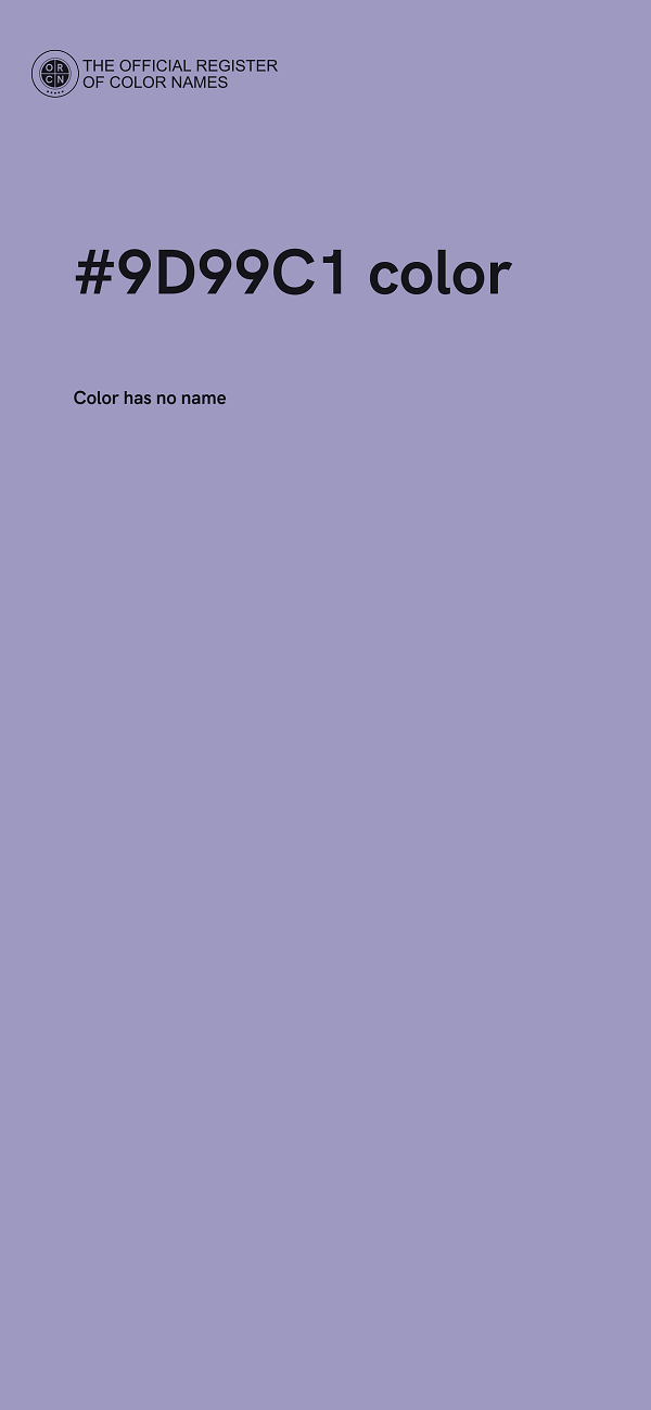 #9D99C1 color image