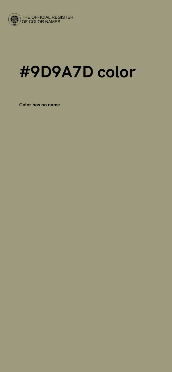 #9D9A7D color image