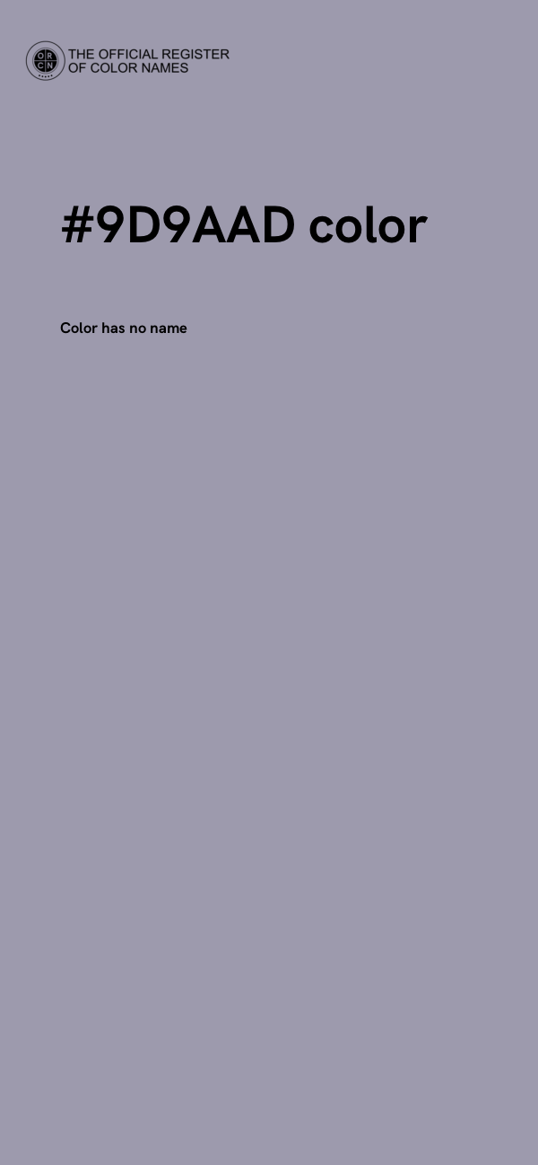 #9D9AAD color image