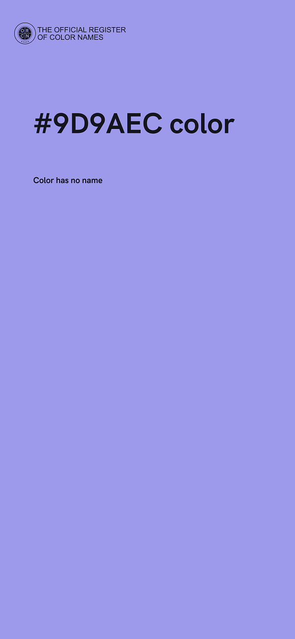 #9D9AEC color image