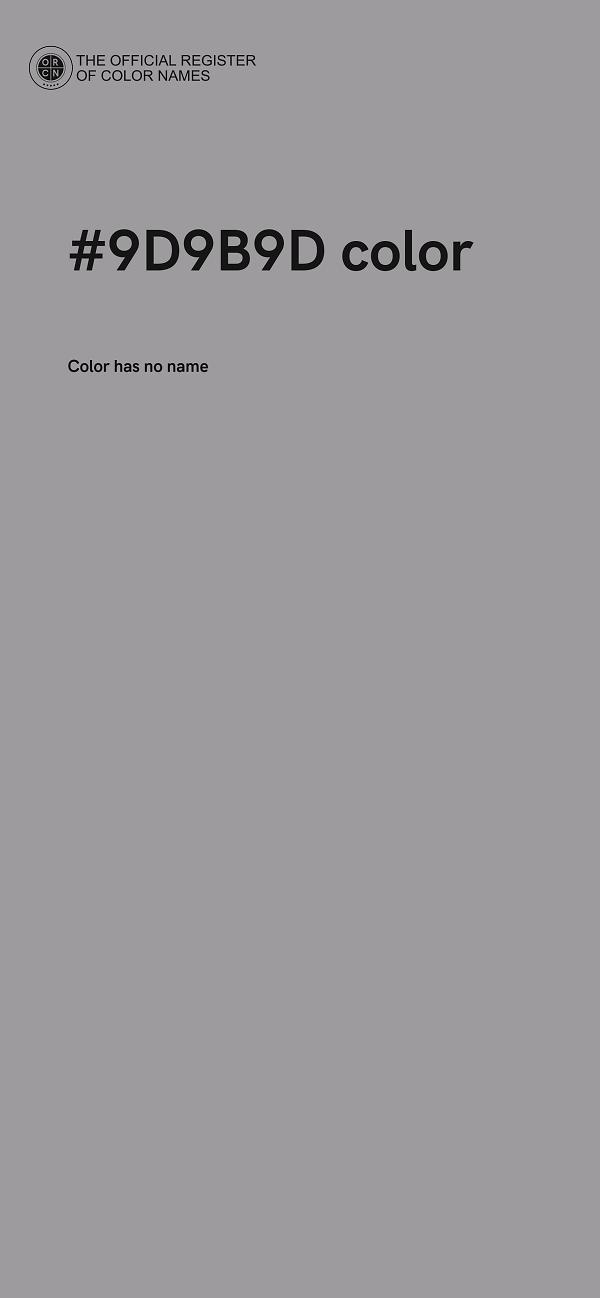 #9D9B9D color image