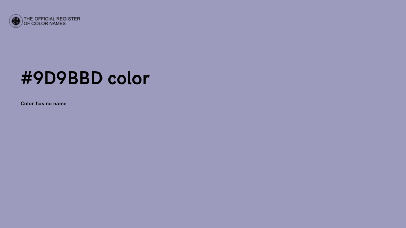 #9D9BBD color image