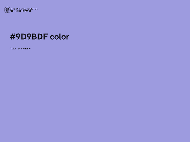 #9D9BDF color image