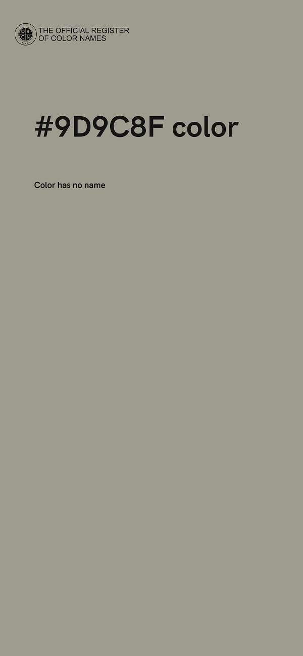 #9D9C8F color image