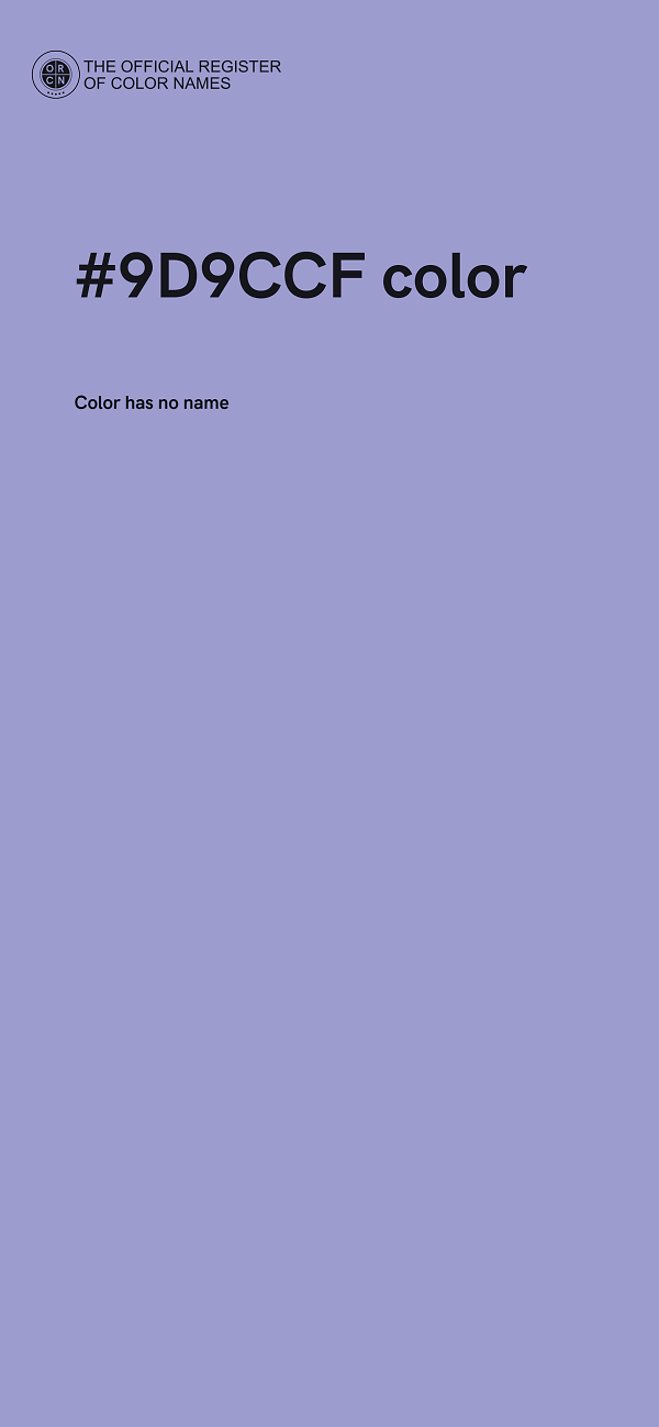 #9D9CCF color image