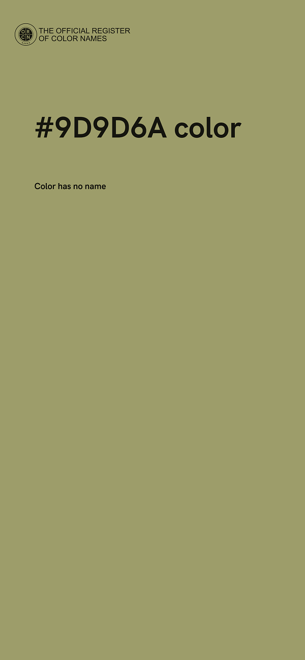 #9D9D6A color image
