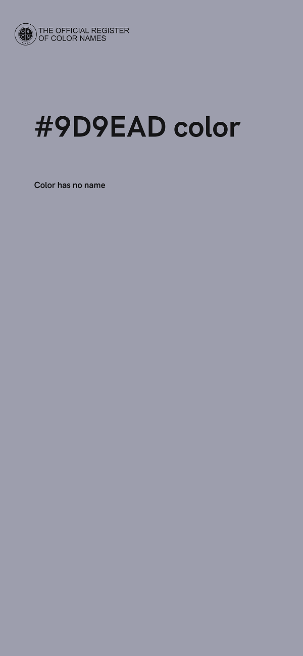 #9D9EAD color image