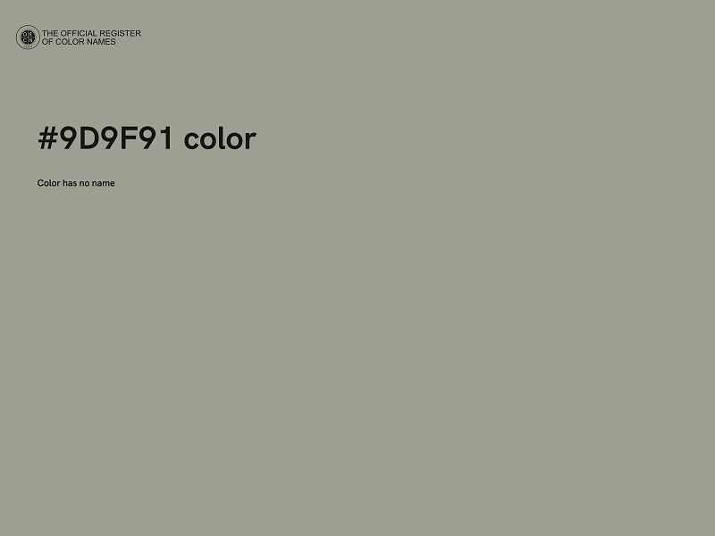 #9D9F91 color image