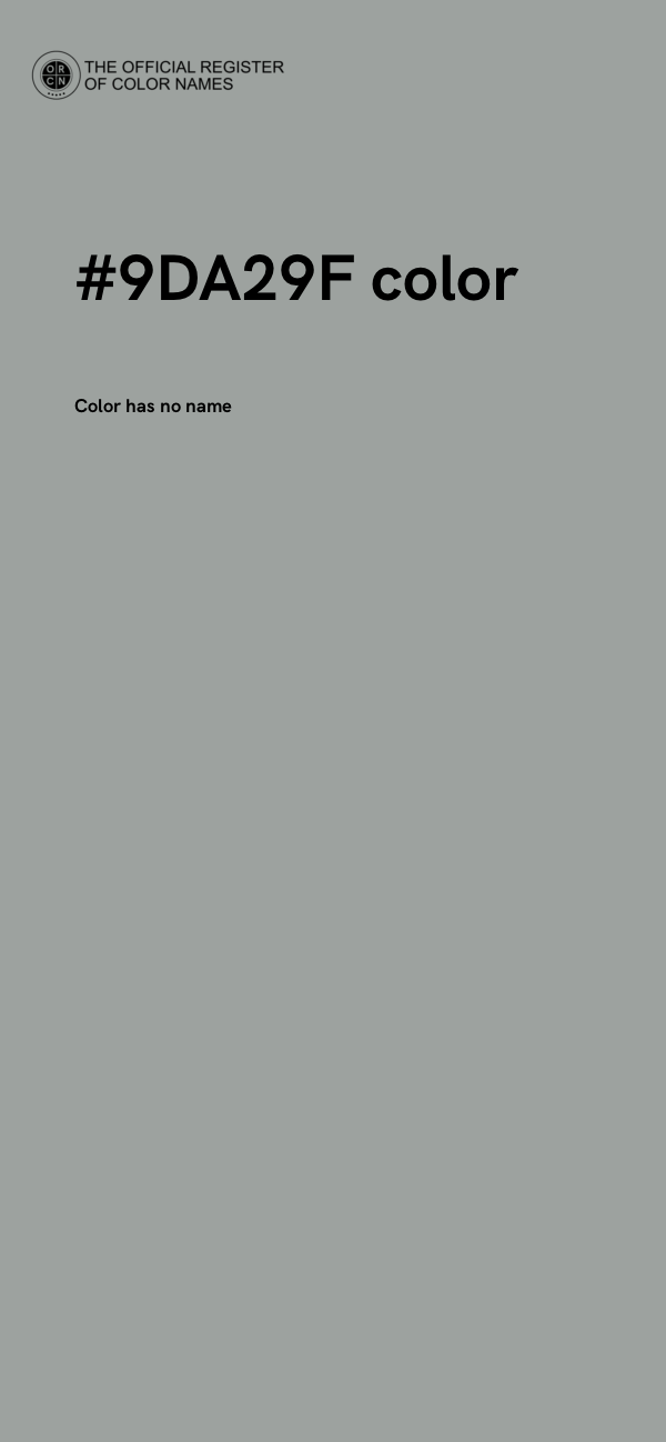 #9DA29F color image