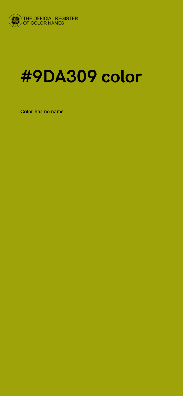 #9DA309 color image