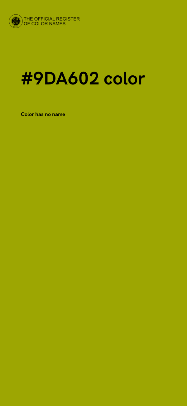 #9DA602 color image