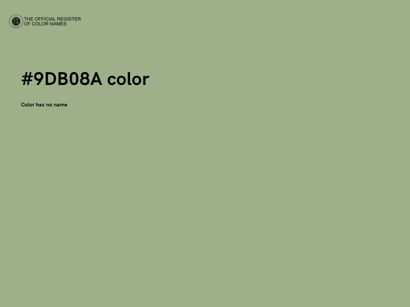 #9DB08A color image
