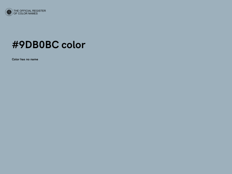 #9DB0BC color image