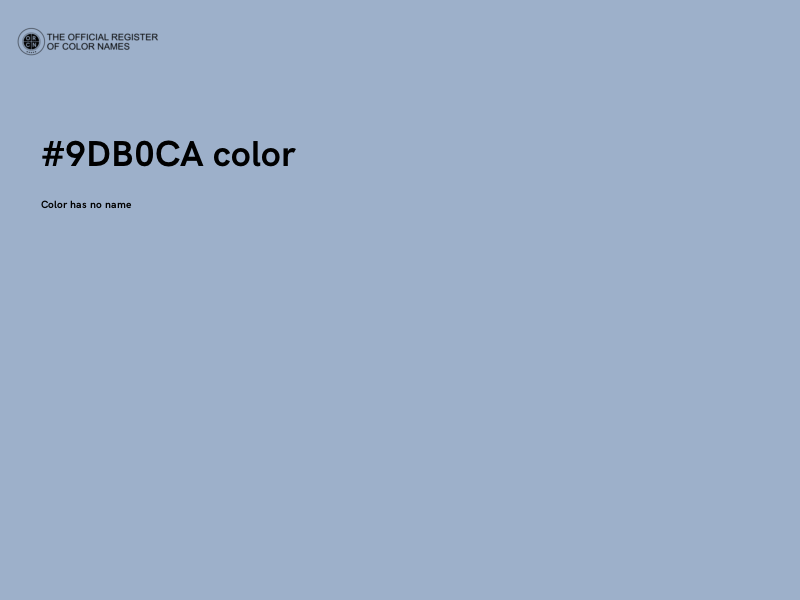 #9DB0CA color image