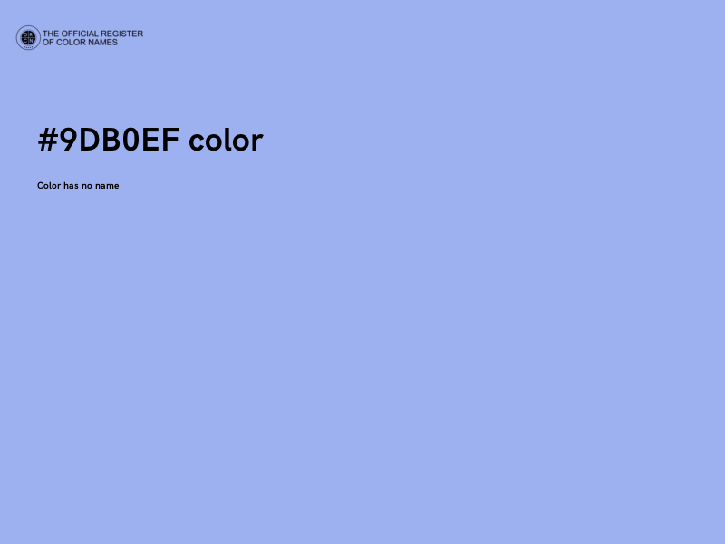 #9DB0EF color image