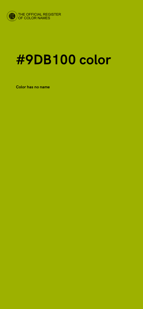 #9DB100 color image