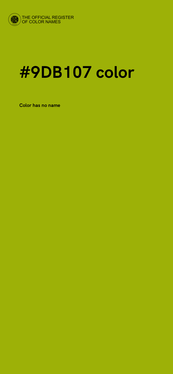 #9DB107 color image
