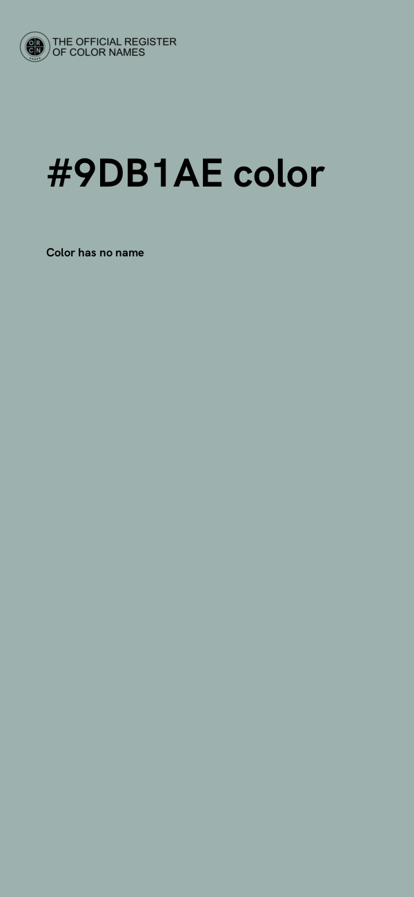 #9DB1AE color image