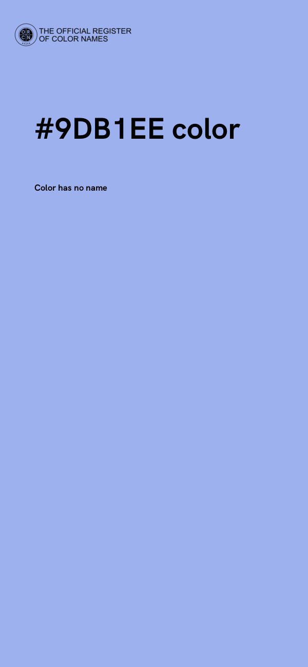 #9DB1EE color image