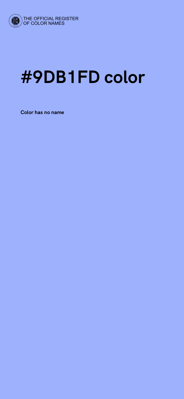 #9DB1FD color image