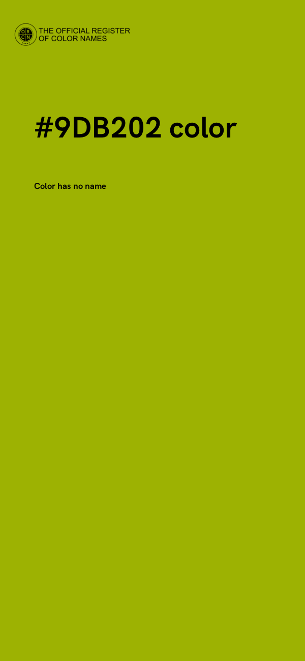 #9DB202 color image