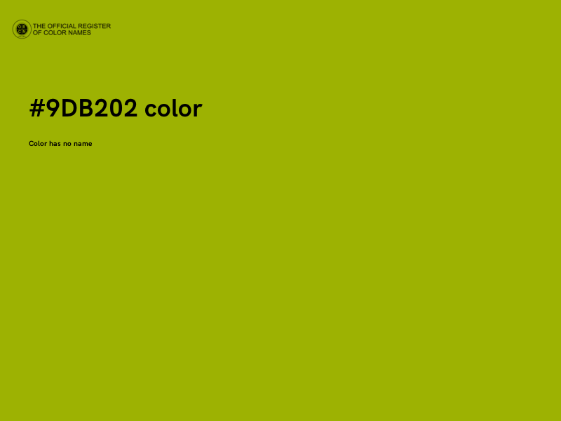 #9DB202 color image