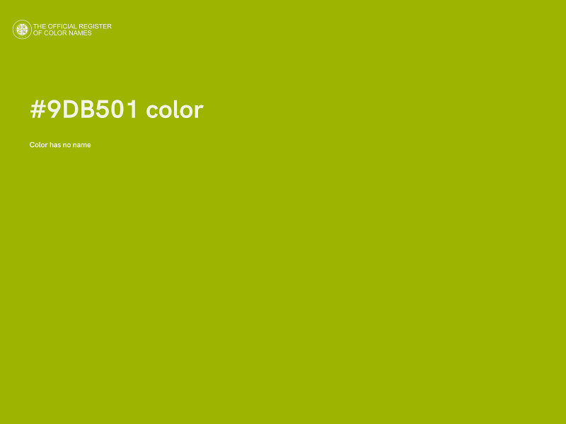 #9DB501 color image