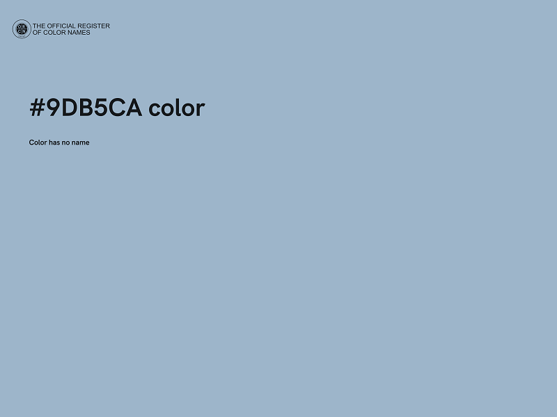#9DB5CA color image