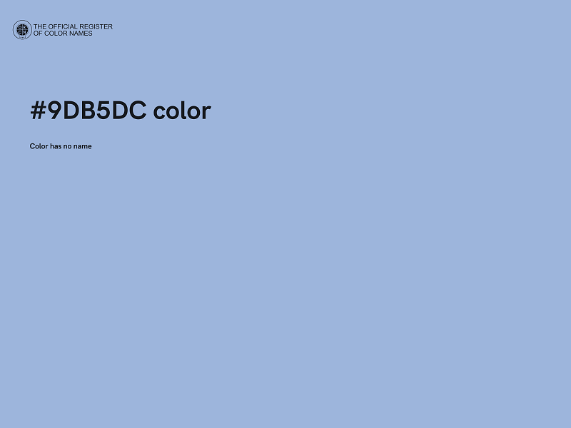 #9DB5DC color image