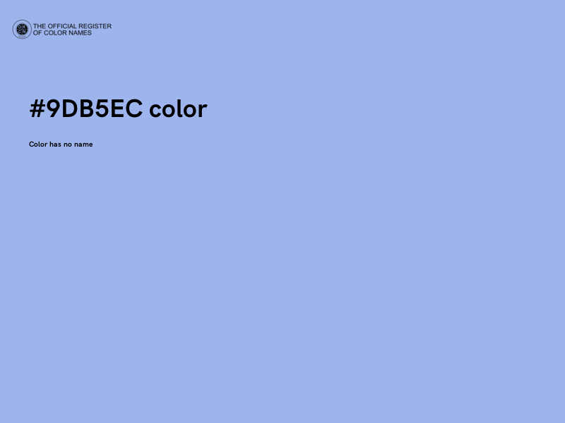 #9DB5EC color image