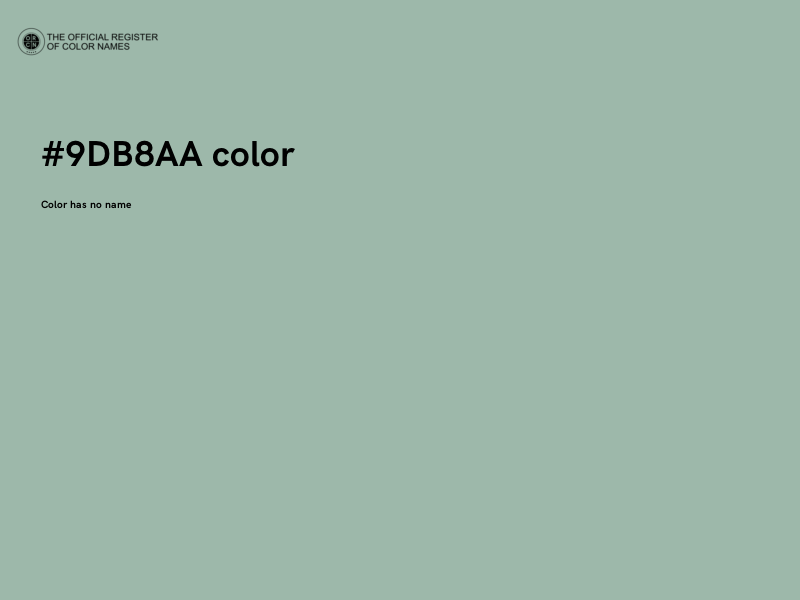 #9DB8AA color image